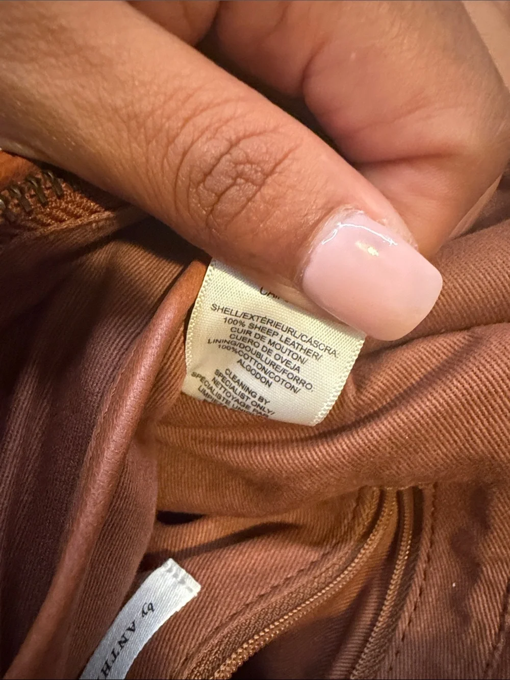 EUC Anthropologie Circle Bag 100% Leather